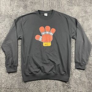 Nike Kobe Bryant 4 Rings Black Crewneck Sweatshirt Men's XXL Vintage 2009 Lakers